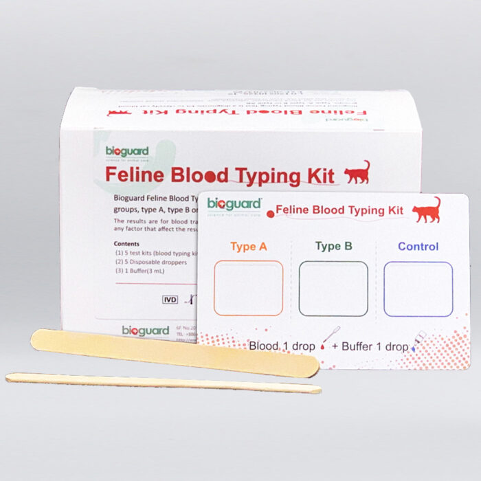 Kit determinare grupa sanguina pisici – Feline Blood Typing Test A/B/AB - imagine 1